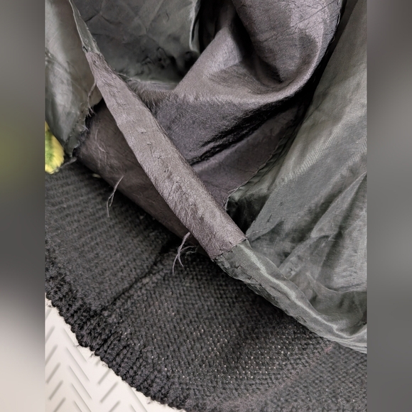 Vintage Jessika classic floral embroidery black cardigan button up grandma - Picture 7 of 12